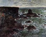 Клод Моне Скалистый берег и Львиная скала, Бель-Иль 1886г